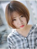 小顔効果◎の大人可愛いショート