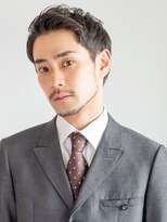 ヘアーサロン ラフリジー(Loufreasy) 黒髪でキメる！アップバングのワンブロックビジネスショート