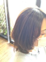 ハール ヘア スタジオ(haar HAIR STUDIO) ふんわりロブレイヤー ナチュラルブラウン