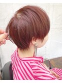 #チェリーカラー#ショートヘア#ベリーショート#下村スタイル
