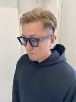 ヘアーデザイン シュシュ(hair design Chou Chou by Yone)&nbsp;アップバング&七三分け      メンズカット/メンズカラー