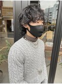 ウルフパーマ メンズウルフ ウルフヘア メンズパーマ 担当城倉