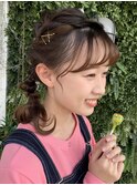 ガーリーなツインアレンジ♪