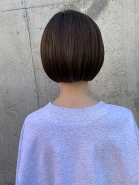 モリオ フロム ロンドン 大宮2号店(morio from London) 【なかじま ひびき】ナチュラルミニボブ