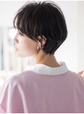 ショートボブ20代30代40代大人可愛い暗髪うる艶髪青山表参道