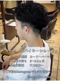 カーリースパイキーショートin大宮メンズカットパーマ美容室