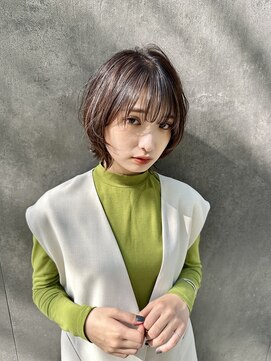 ロンド ストラーダ 心斎橋(Lond strada) シルキーベージュ×グレージュカラー【髪質改善/縮毛矯正】