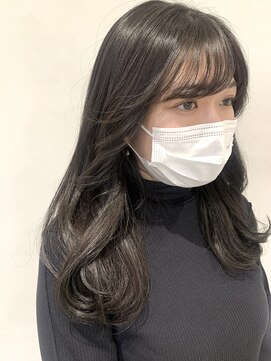 ザックラフィネ(ZACC raffine) アッシュグレージュ/韓国風/前髪カット/顔まわりカット