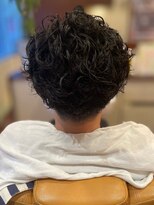 スカイ 亀戸店 (sky)&nbsp;ハイライト/マッシュパーマ/アッシュブラック<理容室>[亀戸]