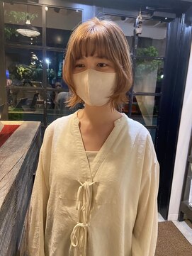 ギリア(Gillia) 【gillia梅ヶ丘】小顔カット/イエローベージュカラー