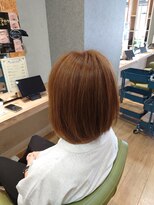 ブロッサム 東中野店&nbsp;大人可愛いレイヤーカットピンクアッシュブリーチなし伸ばしかけ