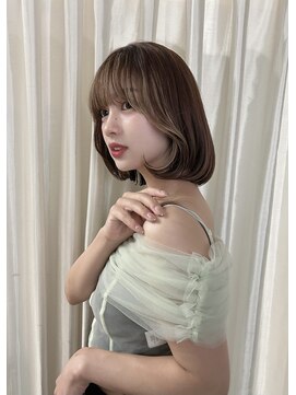 ハピネス 王寺店(Happiness) 顔周り レイヤー 韓国ボブタッセルボブ タンバルモリ