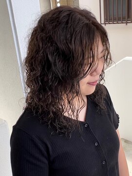 シュシュ 宜野湾店(chou chou) アンブレラカラー/こなれミディ/イメチェン/ウェーブパーマ