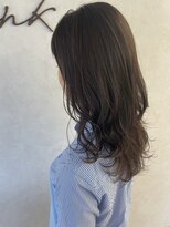 リンク(Link)&nbsp;暗髪/ツヤ髪/アッシュ/透明感/透明感カラー/大人女性/大人ヘア