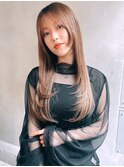 【Taylor 大宮】ミルクティーベージュ×ザクザクレイヤー