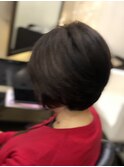 丸みショートマッシュ