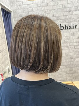 ジェービーヘア 稲毛(jb hair) 切りっぱなしボブ/エアリーロング/美髪/ピンクブラウン【稲毛】