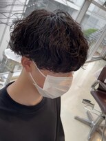 キングオブヘアバイノイズアンドフィフス 京都駅前店(KING of hair by NOISM&fifth)&nbsp;メンズ波巻きスパイラルパーマシャドウパーマ刈り上げマッシュ