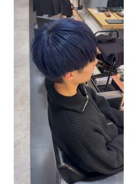 レム 仙台店(L.E.M) 《L.E.M 仙台店》ラウンドマッシュ×ネイビーブラック/及川翔