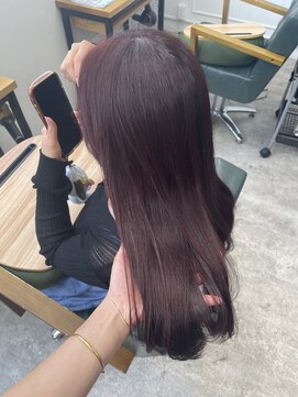 ロフティー 清澄白河(LOFTY) ワインレッド/暖色カラー/髪質改善/清澄白河/錦糸町/門前仲町