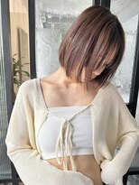 ディジョン 自由ヶ丘(Dijon)&nbsp;韓国顔まわりレイヤーカットグレージュオリーブベージュブラウン