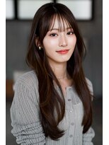 エインアンリー 明治神宮前(AIN.ANLY.)&nbsp;☆くびれヘアプリコットオレンジハイライトカラーレイヤーカット