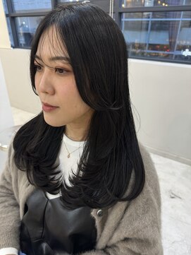 マリアバイアフロート(Maria by AFLOAT) 【レイヤーカット/ブルーブラック/2wayバング】