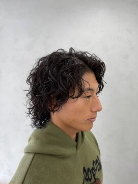 エッジ ヘア メイク(edge hair +make) メンズ/スパイラルパーマ/ツイストパーマ/ニュアンスパーマ/流山