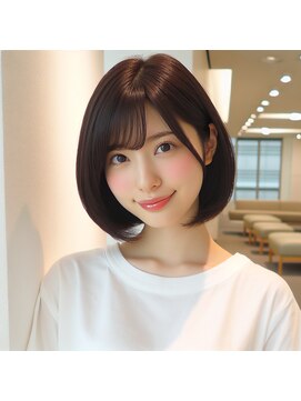 ベリー 小郡店(BERRY) マッシュショート前髪長めハンサムショート黒髪ショート襟足短め
