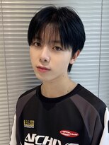 ノラ シンディ(NORA CYNDY)&nbsp;【永田】落とせる黒染めオフブラック×シースルーマッシュ