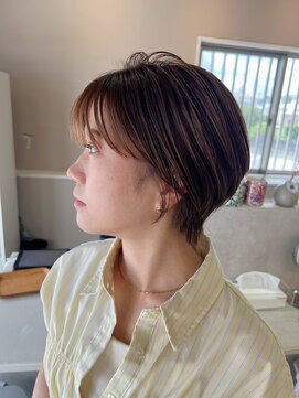 アスラン(ASLAN) 【aslan】ショートボブ/透明感カラー/顔周りカット