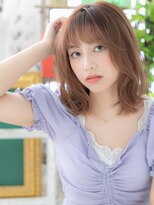 カバーヘア ブリス 上尾西口店(COVER HAIR bliss) ★チョコレートブラウン抜け感小顔ハッシュカット20代30代★1