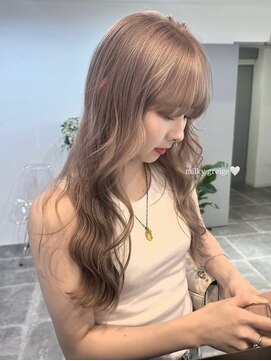 ペレ 栄 アネックス(PELE栄ANNEX) イメチェン/ホワイトブロンド/外ハネボブ/美髪/栄