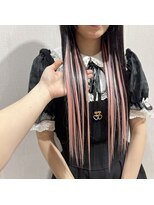 リジョイスヘア エン(REJOICE hair EN)&nbsp;ブラック×ペールピンク