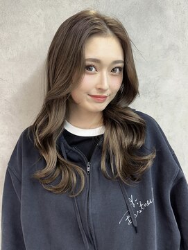 サニー 渋谷(SUNNY) 愛されグレージュ、ブリーチなしダブルカラー、髪質改善