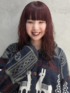 アングゥ ウル(ungu ul) ワインレッド/赤髪