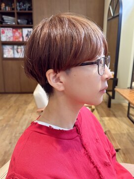 30代、刈り上げマッシュ