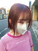 ブリックバイブレイス 千葉 千葉中央(brick by brace) 千葉駅/着物ヘア/大人ガーリー/ダークアッシュ/似合わせカット