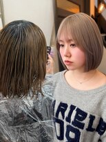 アメリ(AMELIE)&nbsp;【山岡拓也】ミルクティーベージュ×ボブ