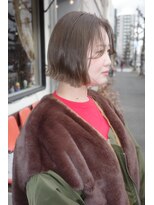 チャプター 問屋町(chapter)&nbsp;髪質改善ミニボブパツっとボブブリーチなし透明感ケアカラー