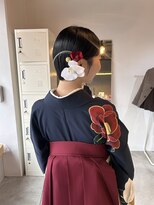 シャルムバイサラ(charme by sarah)&nbsp;袴着付け/ショートヘアセット/胡蝶蘭