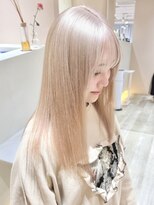 サンド クリア 横浜本店(sand clear) ケアブリーチホワイトミルクティーベージュ韓国ヘア