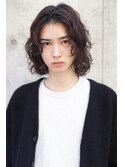 ジェンダーレスパーマ　アンニュイロン毛スタイル