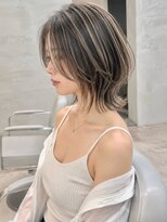 ダブルトーキョー シブヤ(W-TOKYO SHIBUYA)&nbsp;小顔ハイライトウルフウルフ×ハッシュカット20代30代40代