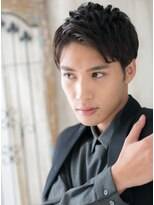 モッズヘア メン 南越谷南口店(mod's hair men)&nbsp;20代30代ダウンパーマ短髪ダークブラウンベリーショートa1南越谷
