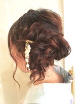 ネオリーブクレア 綱島店(Neolive Krea) かんざしアレンジ☆サイドアップで華やかに♪