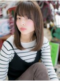 *+COVER HAIR+*…前下がり◎小顔ナチュラルストレート