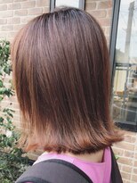ヘアメイクエイト 丸山店(hair make No.8) 【担当*岩切祐樹】切りっぱなしボブ