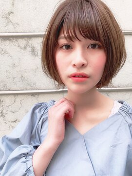 シー バイ ロンド 新宿(Sea by Lond) 【佐藤健太郎】大人かわいいナチュラルブラウン小顔ショートボブ