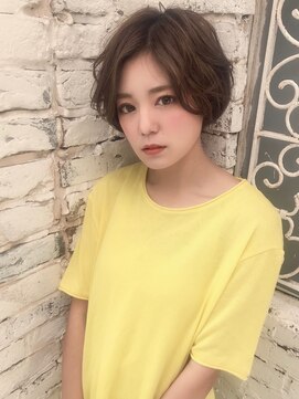 ロンド シャルム 吉祥寺(Lond charme) Lond吉祥寺【千田大地】センターパート毛先パーマショートボブ